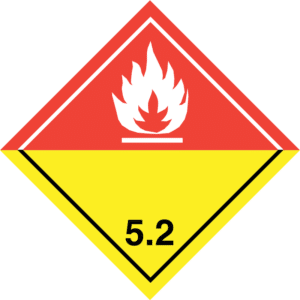 Nalepka 5.2 - nadtlenki organiczne